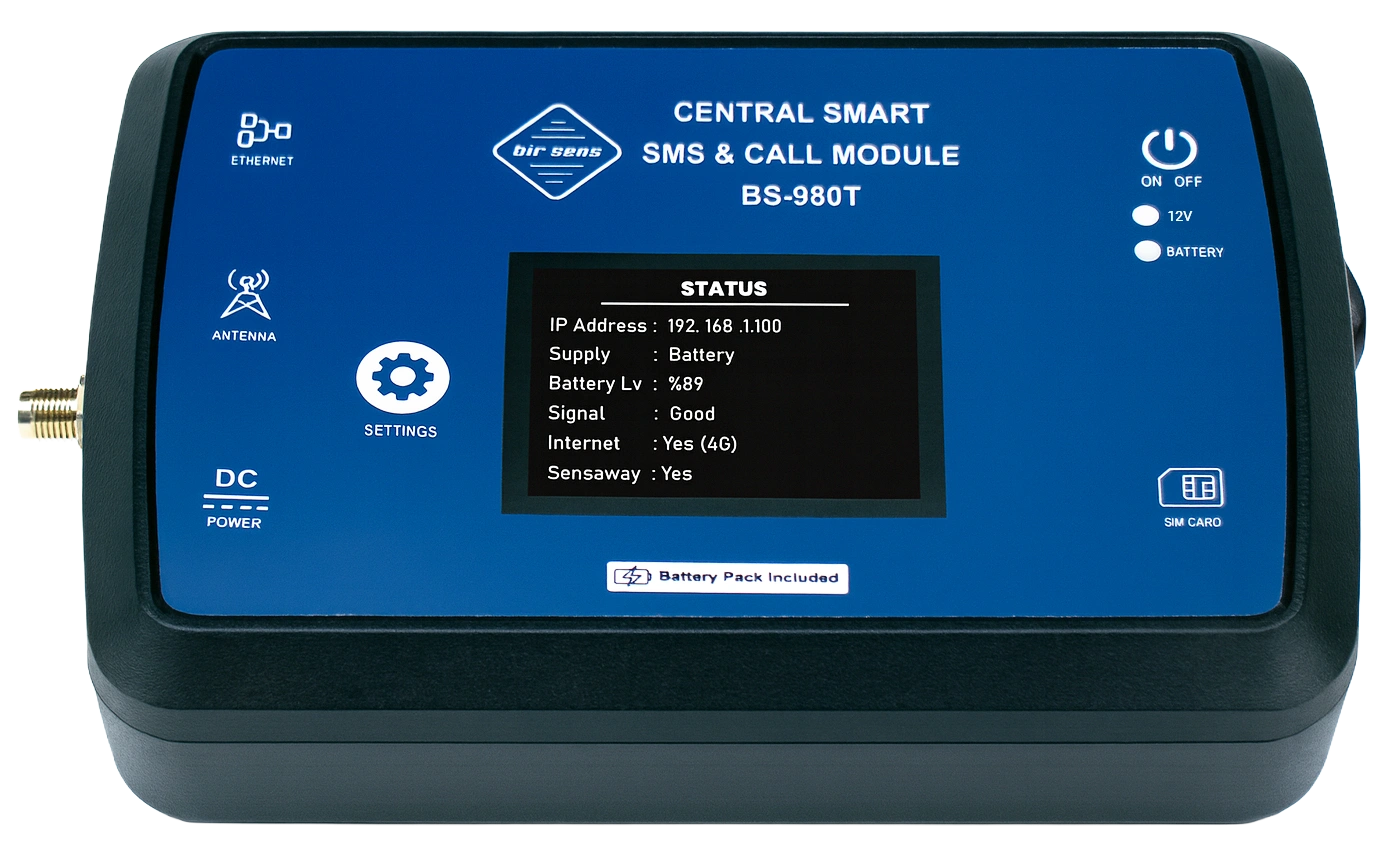 Merkezi Smart SMS ve Arama Modülü