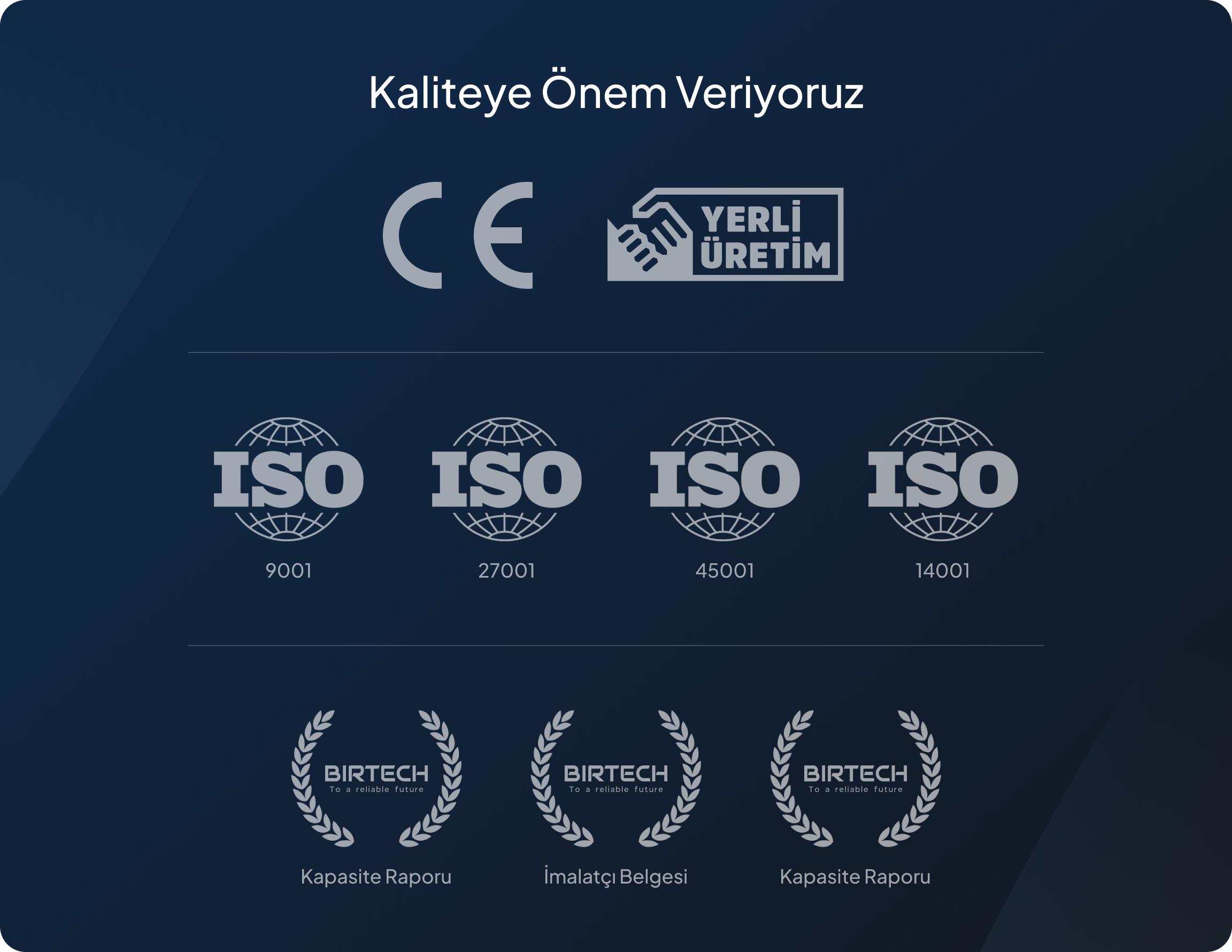 Kalite Belgeleri